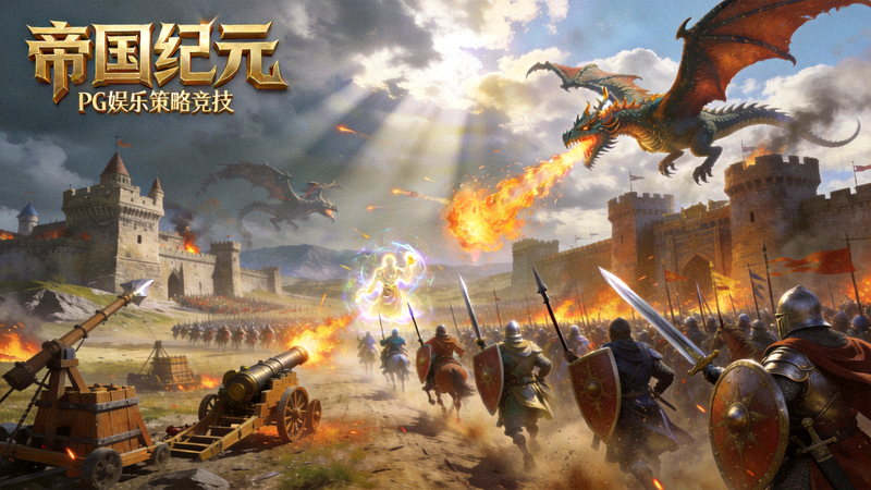 PG娱乐策略竞技游戏《帝国纪元》宏大的战争场景