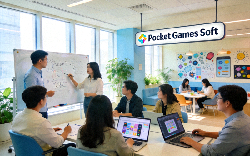 Pocket Games Soft团队协作与创新办公环境展示